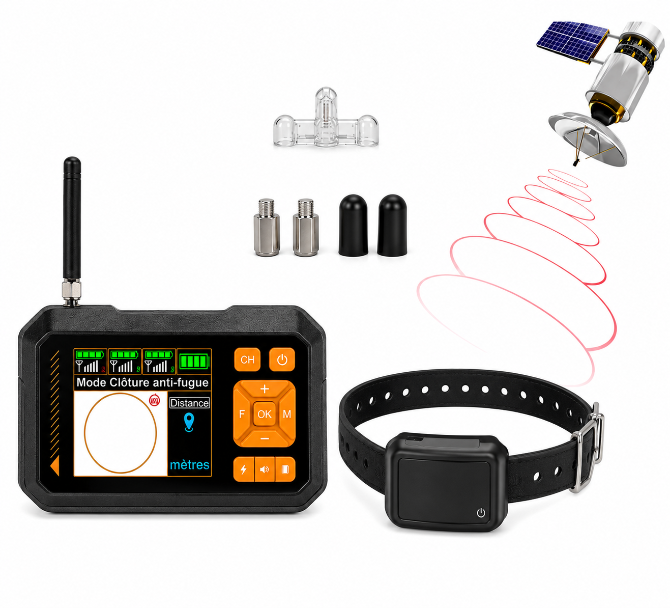 Collier GPS Clôture Virtuelle PawBliss™ – Liberté Sécurisée Sans Laisse | Chien & Chat