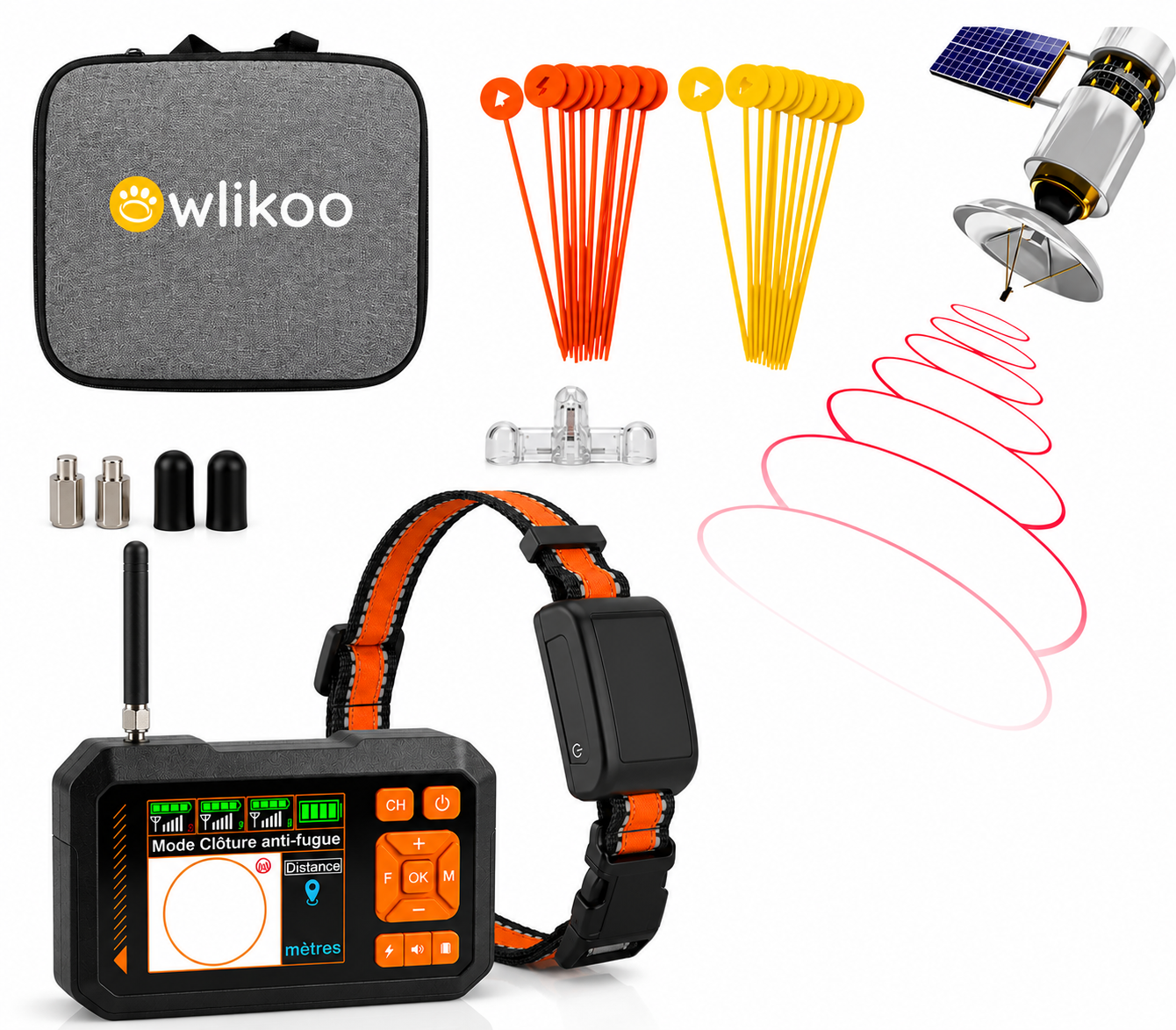 Collier GPS Clôture Virtuelle PawBliss™ – Liberté Sécurisée Sans Laisse | Chien & Chat