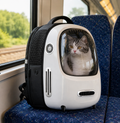 Sac à dos capsule de transport PawBliss avec fenêtre panoramique 180° pour chat