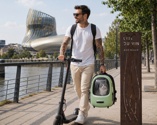 Sac à dos bulle de transport PawBliss pour chien (vue 2)