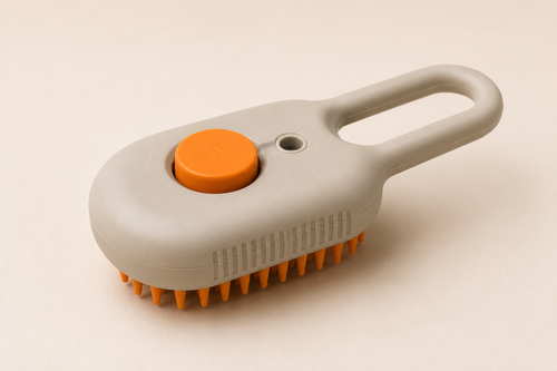 Brosse Vapeur 3-en-1 pour Chien & Chat – Démêlage, Massage & Soin du Pelage
