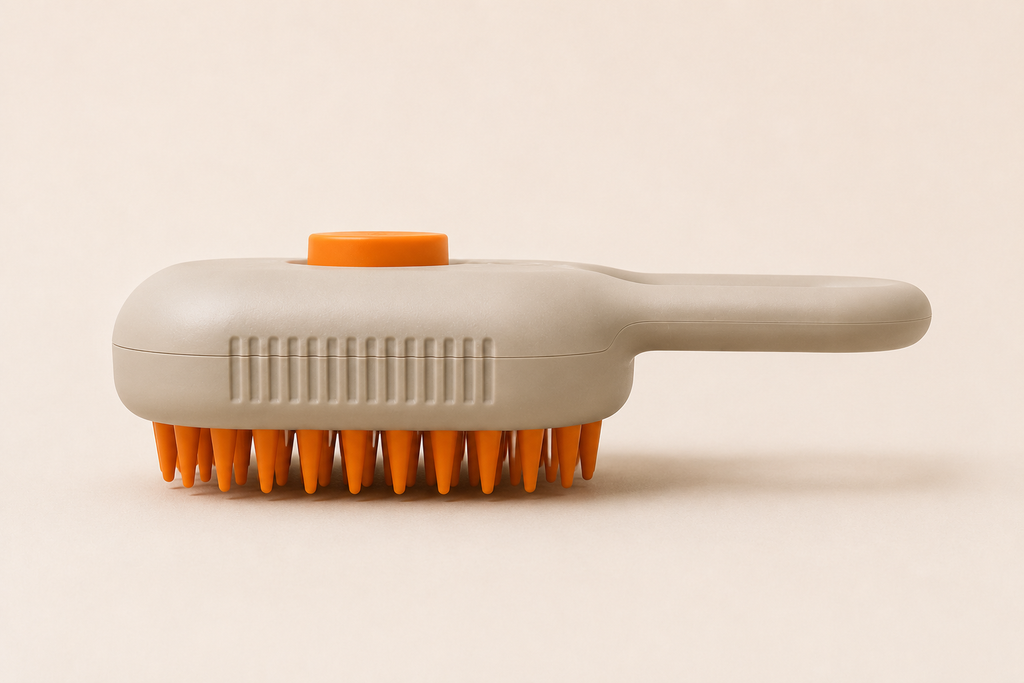 Brosse Vapeur 3-en-1 PawBliss® – Brosse + Vapeur + Massage | Chien & Chat
