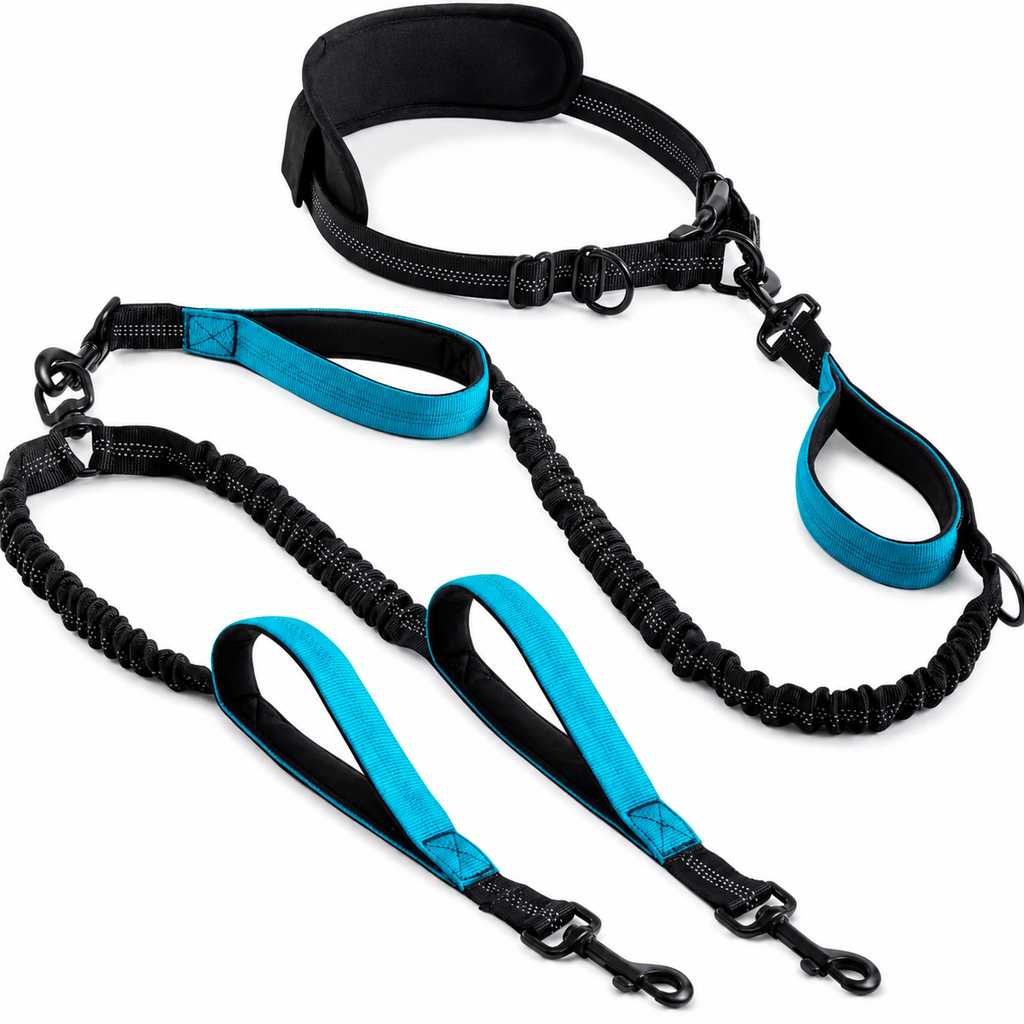 Laisse Double Chien PawBliss | Promenade 2 Chiens Mains Libres