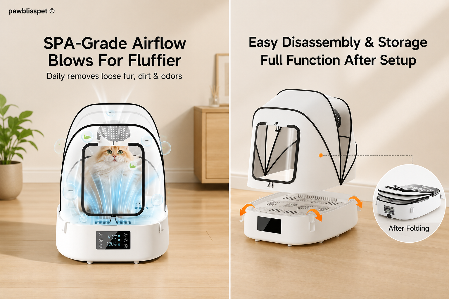 Séchoir automatique PawBliss silencieux et sûr (vue 4)