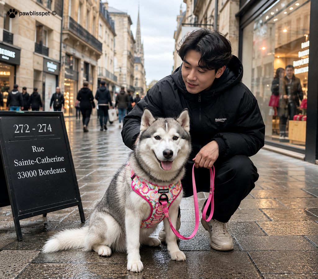 PawBliss™ No-Pull Dog Harness | Adjustable S–XL, Comfort & Control