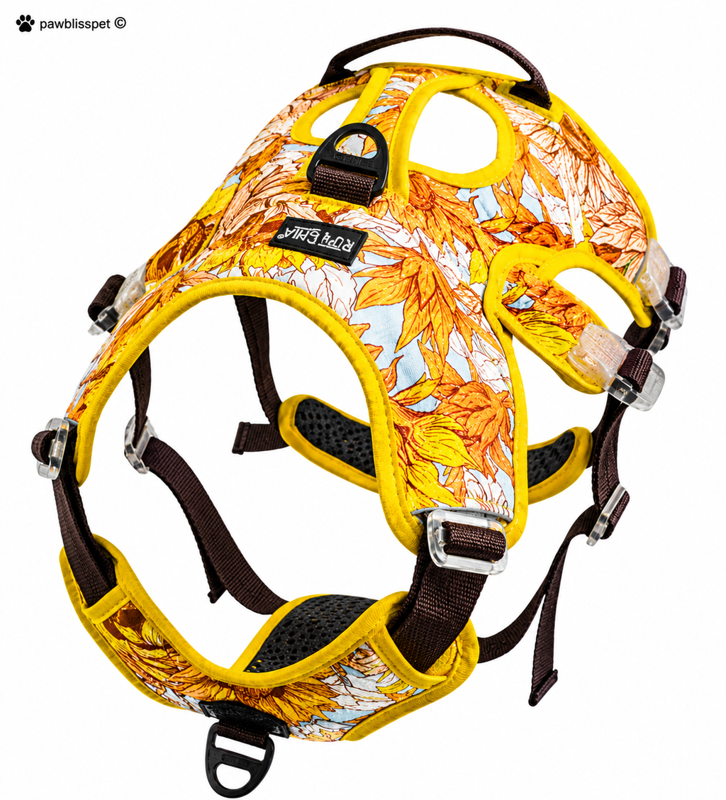 PawBliss™ No-Pull Dog Harness | Adjustable S–XL, Comfort & Control
