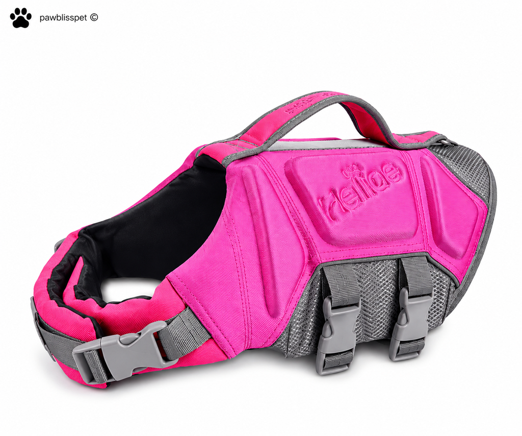 PawBliss™ Dog Life Jacket | Safe Swimming Vest S/M/L