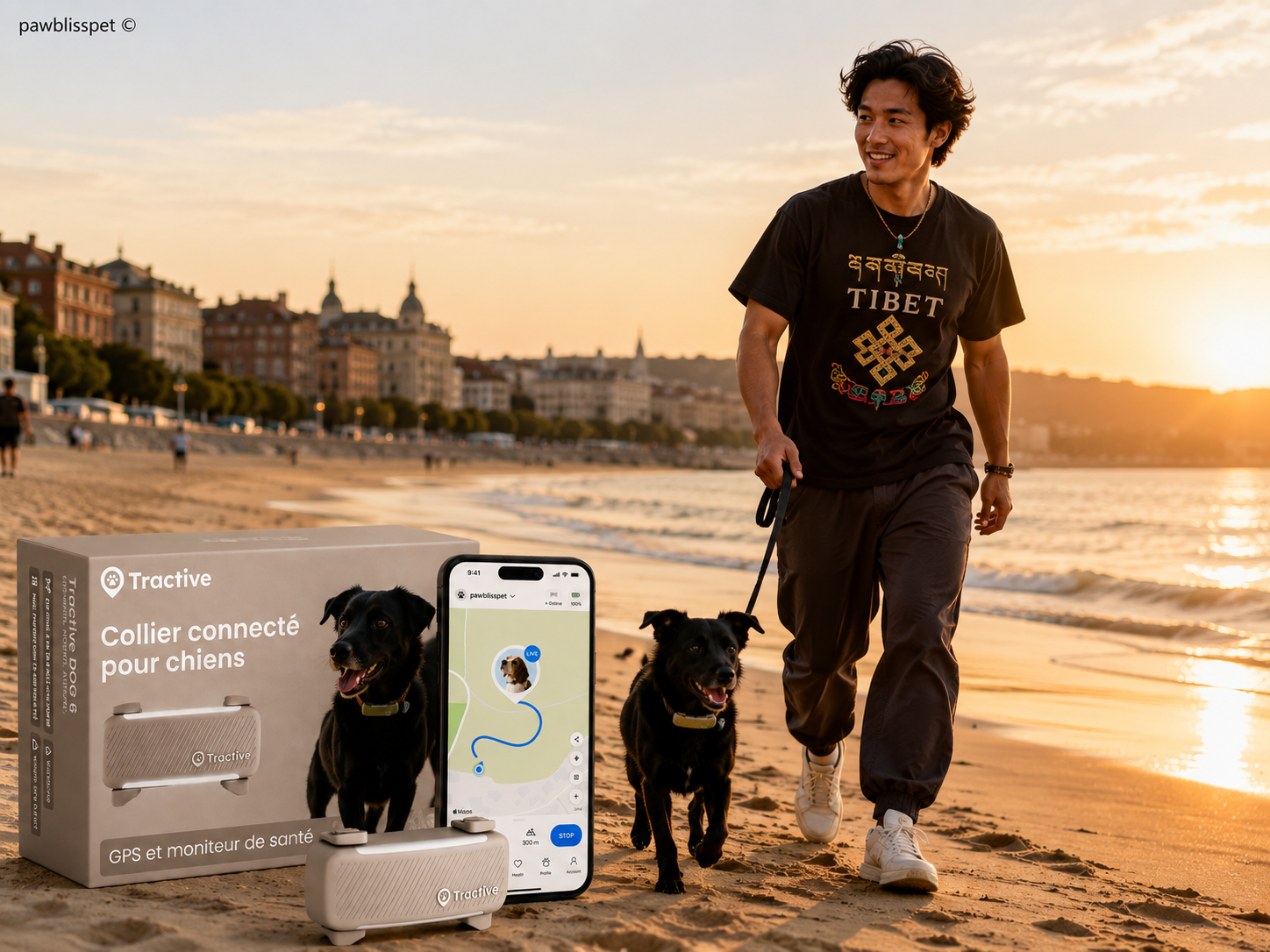 Traceur GPS PawGuard™ – Localisation Temps Réel Chien & Chat | PawBliss