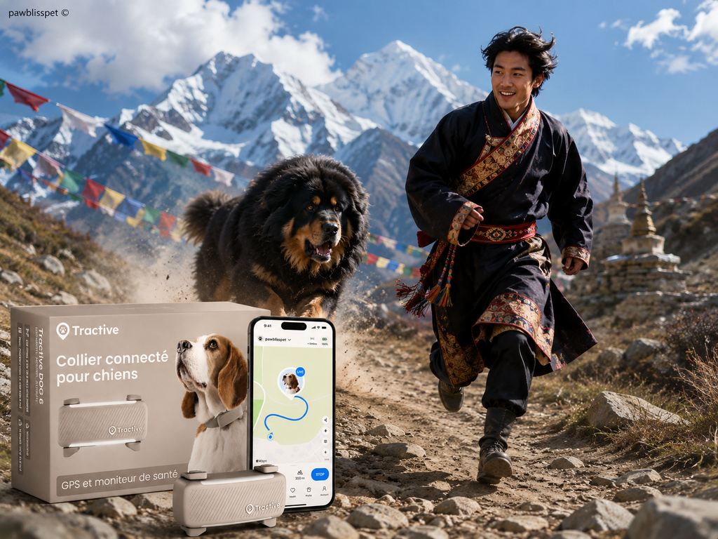 Traceur GPS PawGuard™ – Localisation Temps Réel Chien & Chat | PawBliss