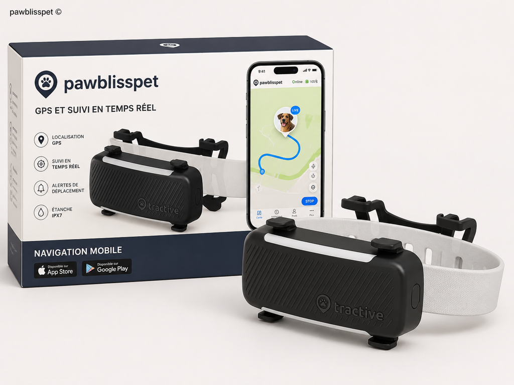 Traceur GPS PawGuard™ – Localisation Temps Réel Chien & Chat | PawBliss