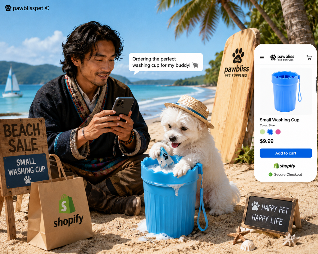 PawBliss Paw Cleaning Cup | Soft Silicone, Mud-Free Walks
