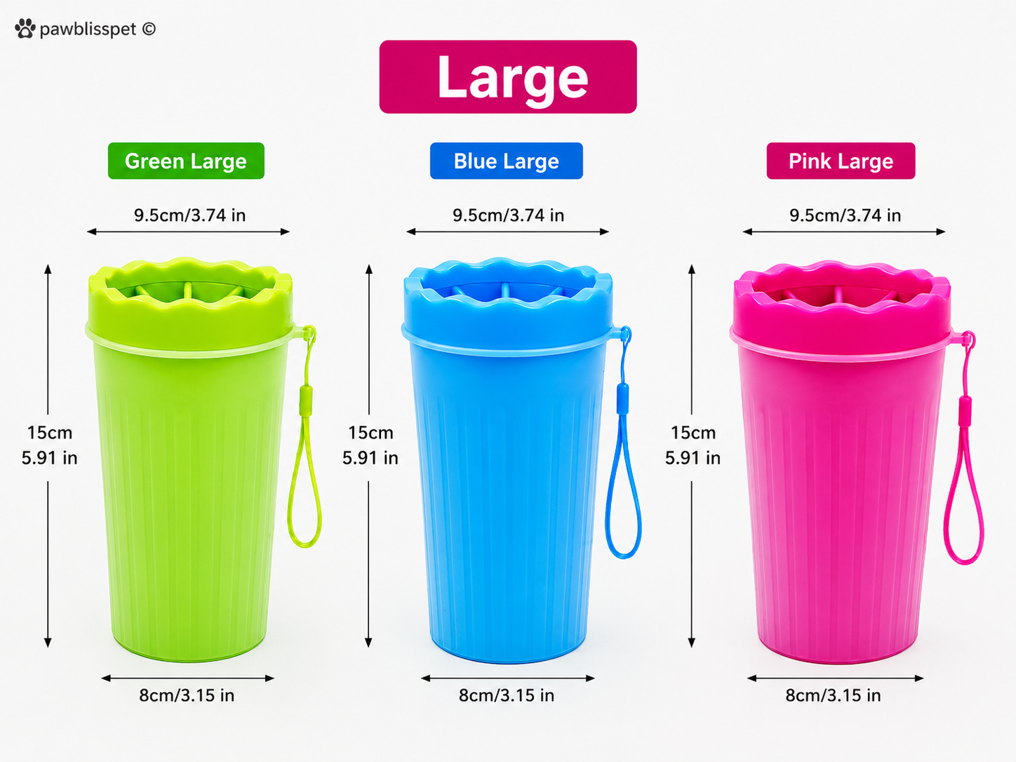PawBliss Paw Cleaning Cup | Soft Silicone, Mud-Free Walks