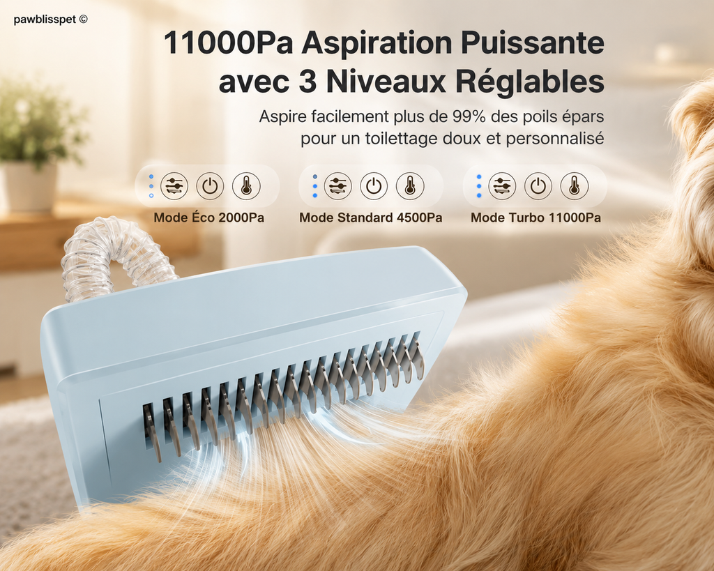 Kit toilettage PawBliss tondeuse silencieuse (vue 5)