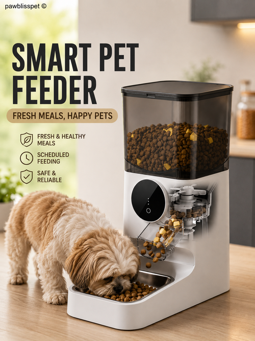 Distributeur automatique intelligent PawBliss avec contrôle via application pour chat et chien