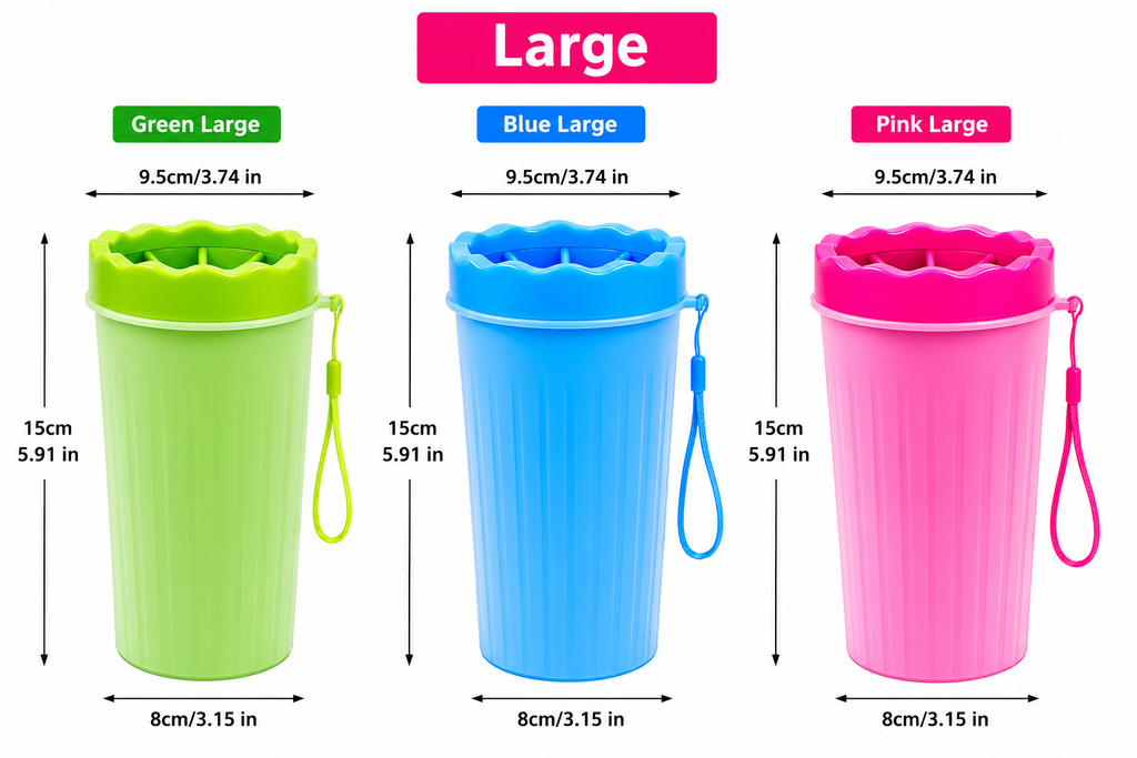 Portable Dog Paw Cleaner Cup – Fast Mud & Dirt Remover for Dogs